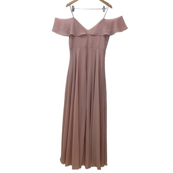 Jenny Yoo Collection Soft Pink Flowy Weeding/Party Summer, Whimsical  Dress 12us - Picture 9 of 9